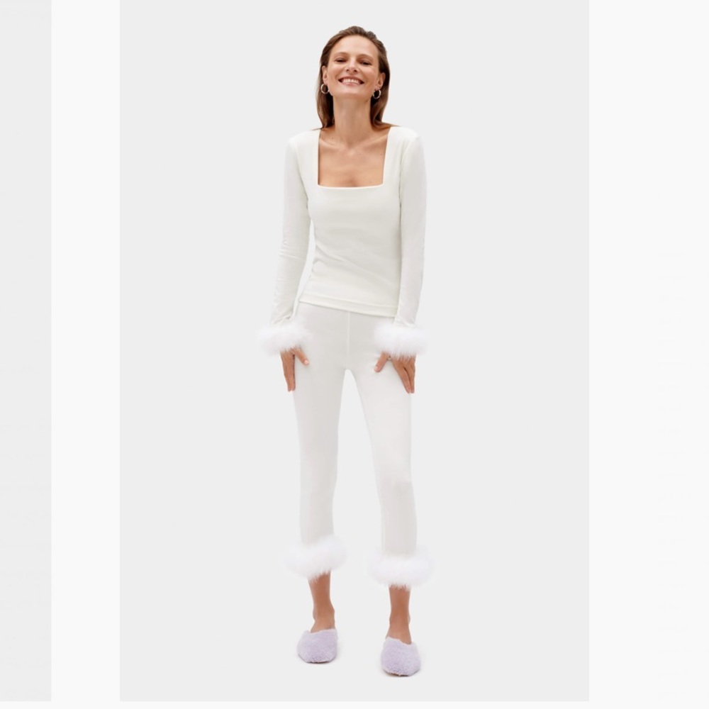 Weekend Chic Sleeper Set in White